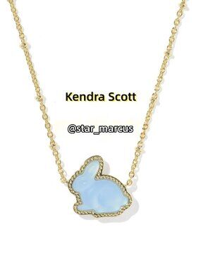 Bunny Gold Short Pendant Necklace